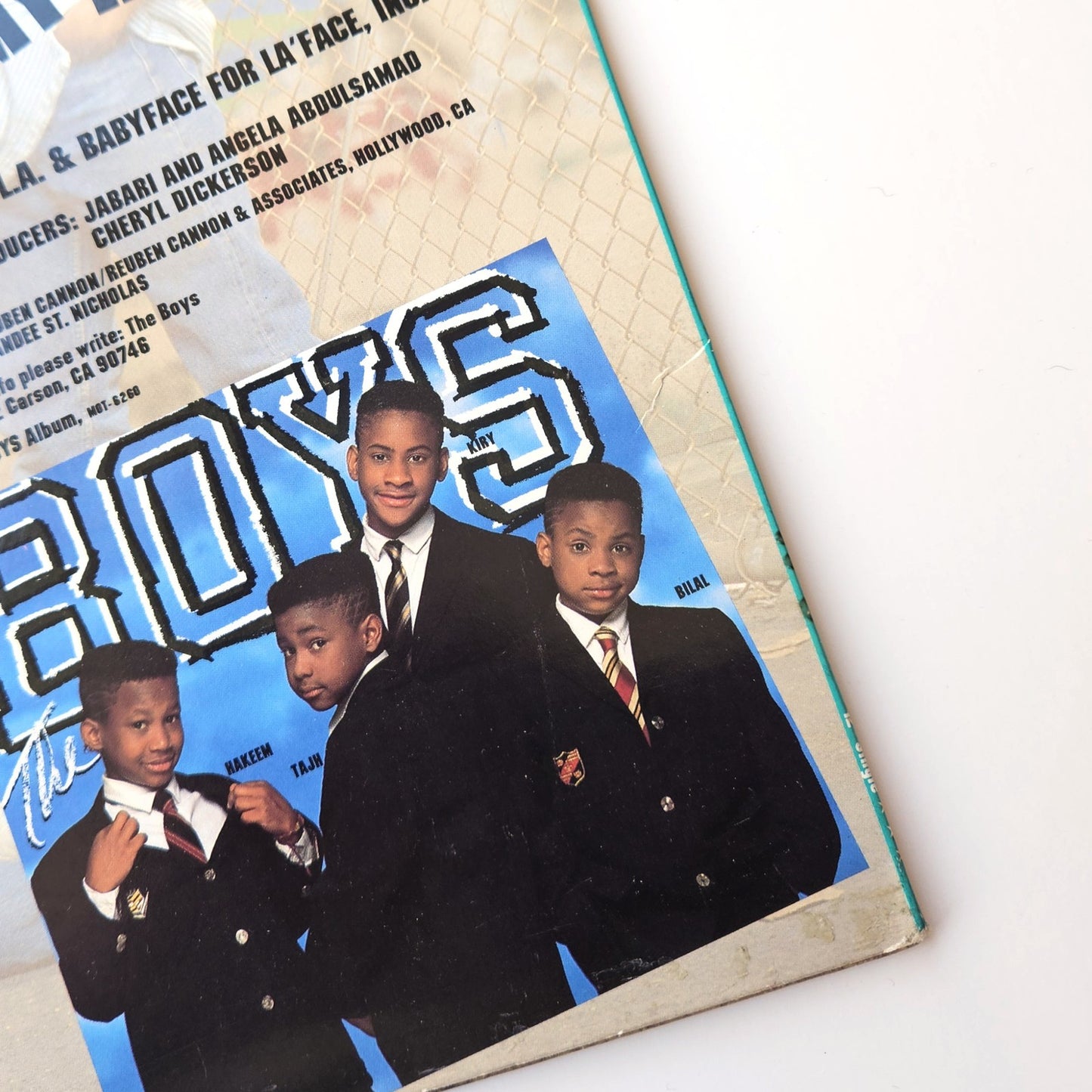 1988 THE BOYS DIAL MY HEART ALBUM VINYL LP RECORD     LF3