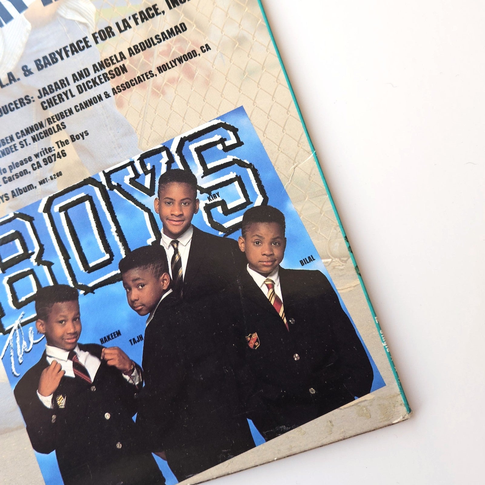 1988 THE BOYS DIAL MY HEART ALBUM VINYL LP RECORD     LF3