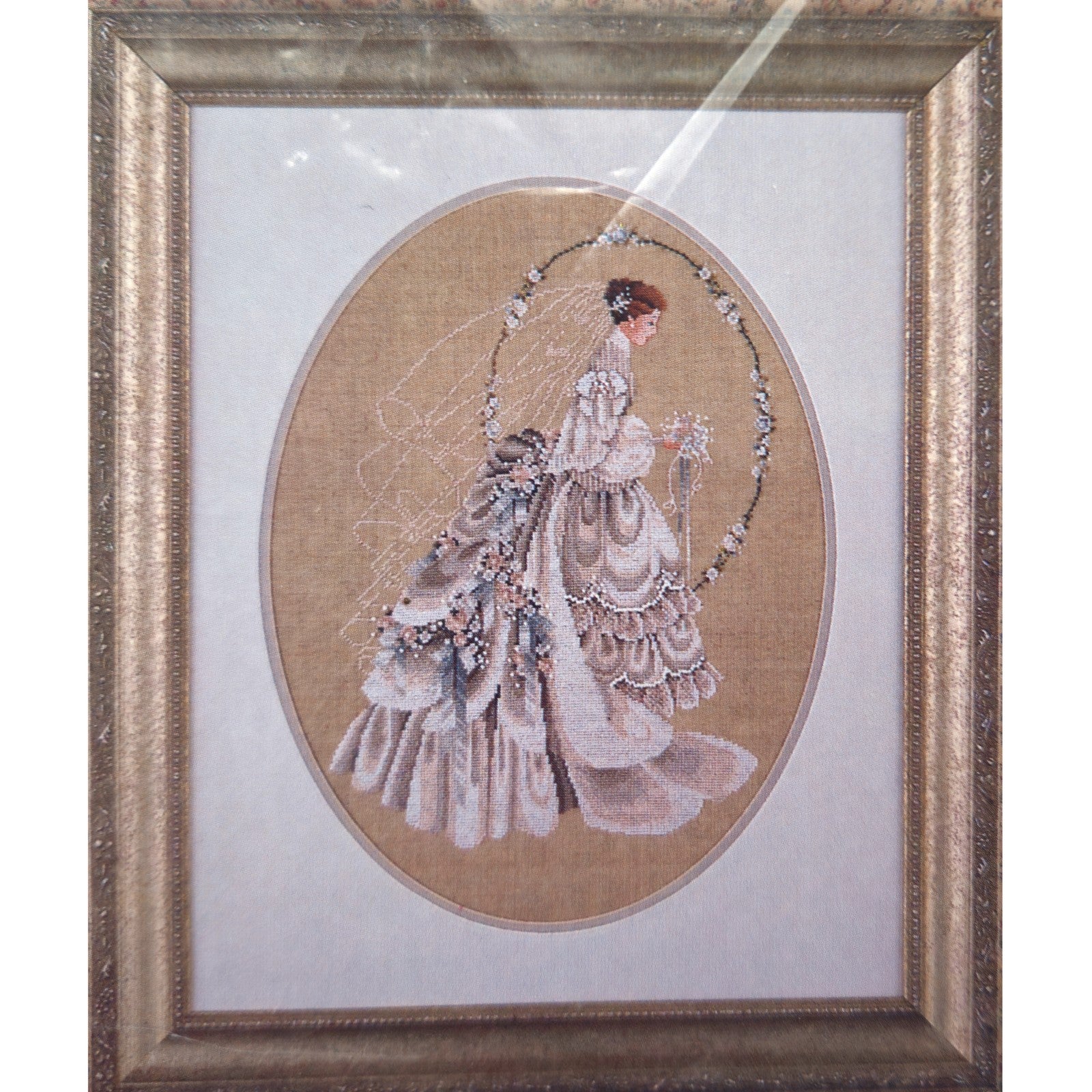 1990 LAVENDER & LACE VICTORIAN CROSS STITCH CHART:  THE BRIDE   LF0