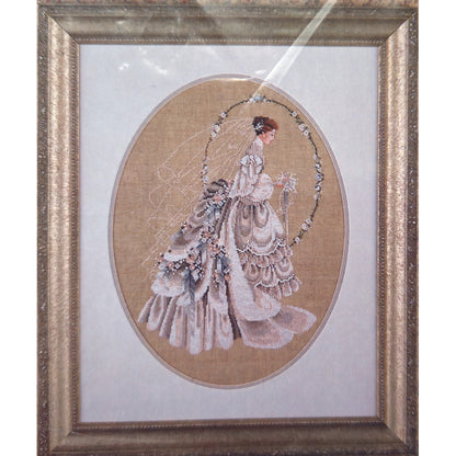 1990 LAVENDER & LACE VICTORIAN CROSS STITCH CHART:  THE BRIDE   LF0