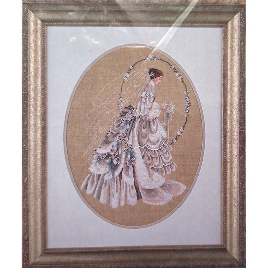 1990 LAVENDER & LACE VICTORIAN CROSS STITCH CHART:  THE BRIDE   LF0