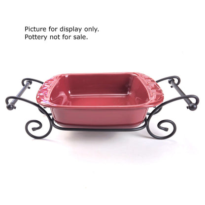 LONGABERGER WROUGHT IRON:  8" X 8" BAKING DISH CADDY  70321 NIB0