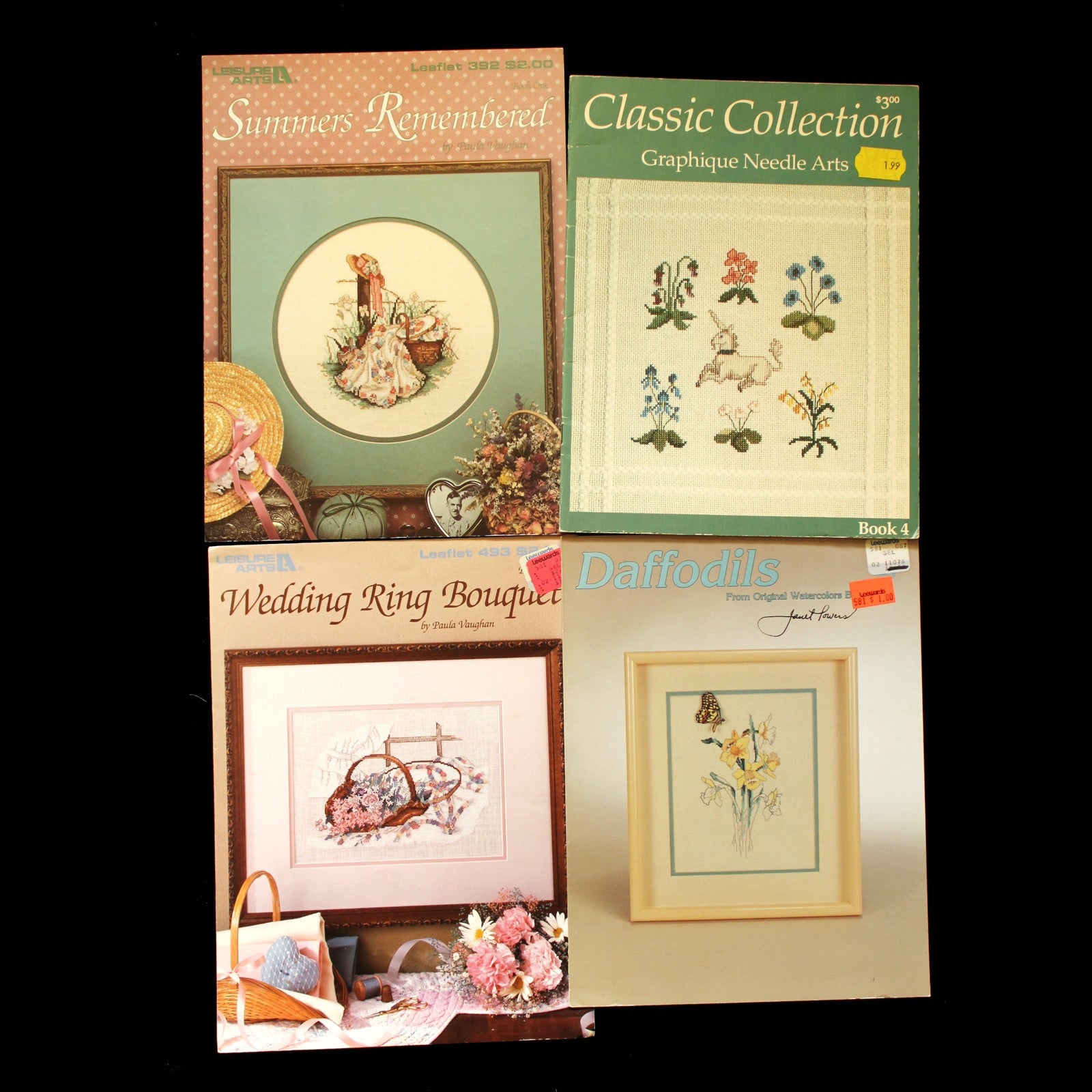 25 CROSS STITCH CHART / BOOKLET LOT:  VARIETY OF THEMES   BM5