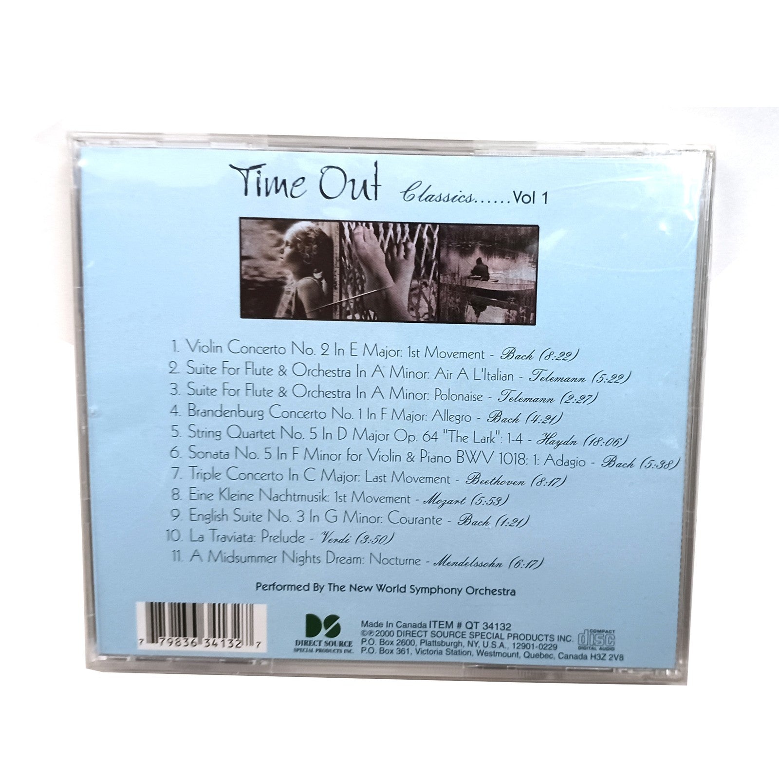 2000 TIME OUT BY THE NEW WORLD SYMPHONY ORCHESTRA  AUDIO   CD   NEW    LF1