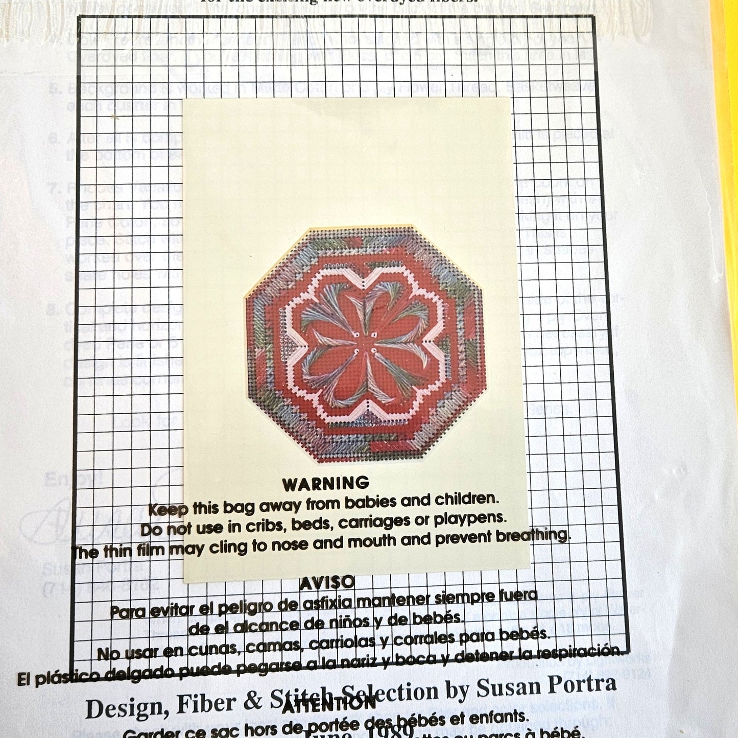 2 VINTAGE OOAK SUSAN PORTRA'S WINTER & SPRING 1989 STITCH GUIDES   BM1