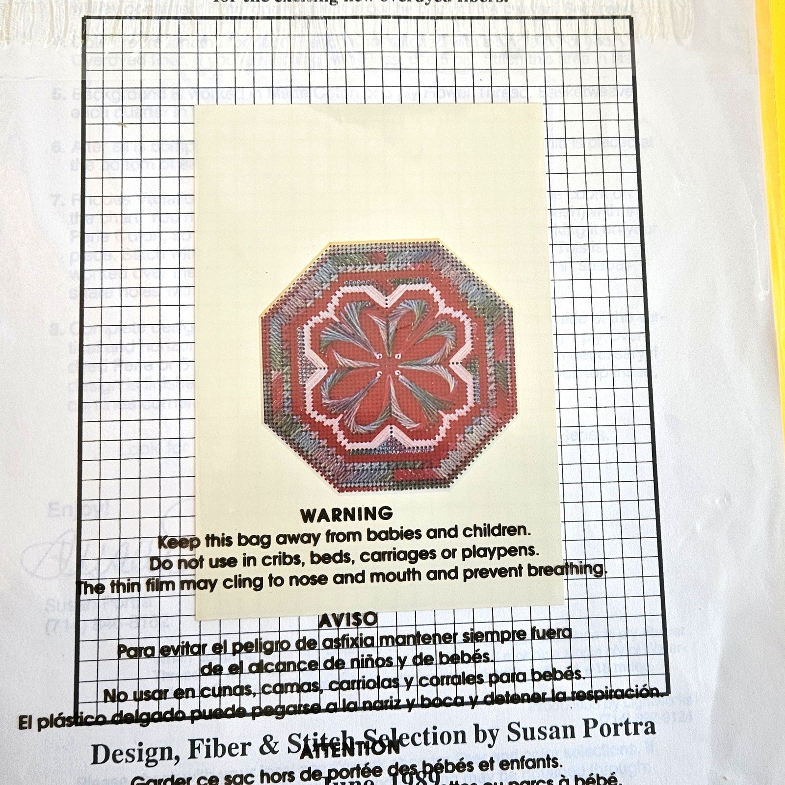 2 VINTAGE OOAK SUSAN PORTRA'S WINTER & SPRING 1989 STITCH GUIDES   BM1