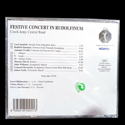 1997 CZECH ARMY CENTRAL BAND FESTIVE CONCERT IN RUDOLFINUM CD  LF1