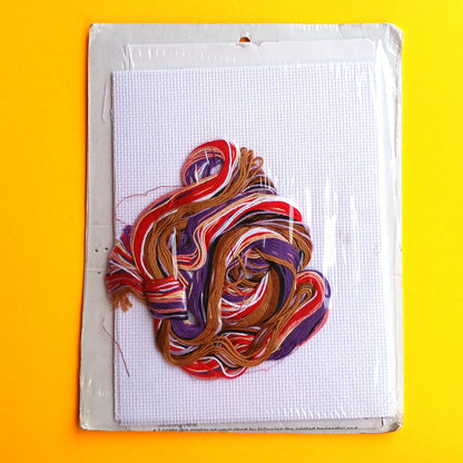 CANDAMAR DESIGNS CROSS STITCH KIT:  EXPRESS YOURSELF RED HAT SOCIETY     BM1