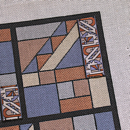 FANTASTIC FAITH NEEDLEPOINT CANVAS:  ABSTRACT DESIGN    BM2