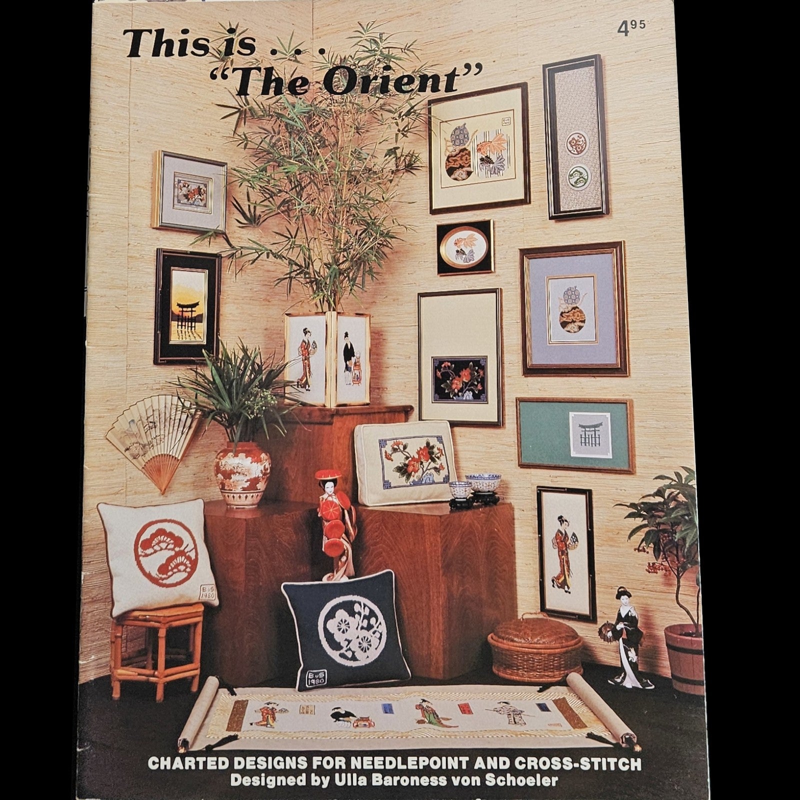 2 ORENCO ORIGINALS & 1 ANNIE DESIGNS CROSS STITCH:  ASIAN ORIENTAL THEME    BM1