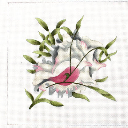 NEEDLEPOINT CANVAS:  SEED POD     BM0