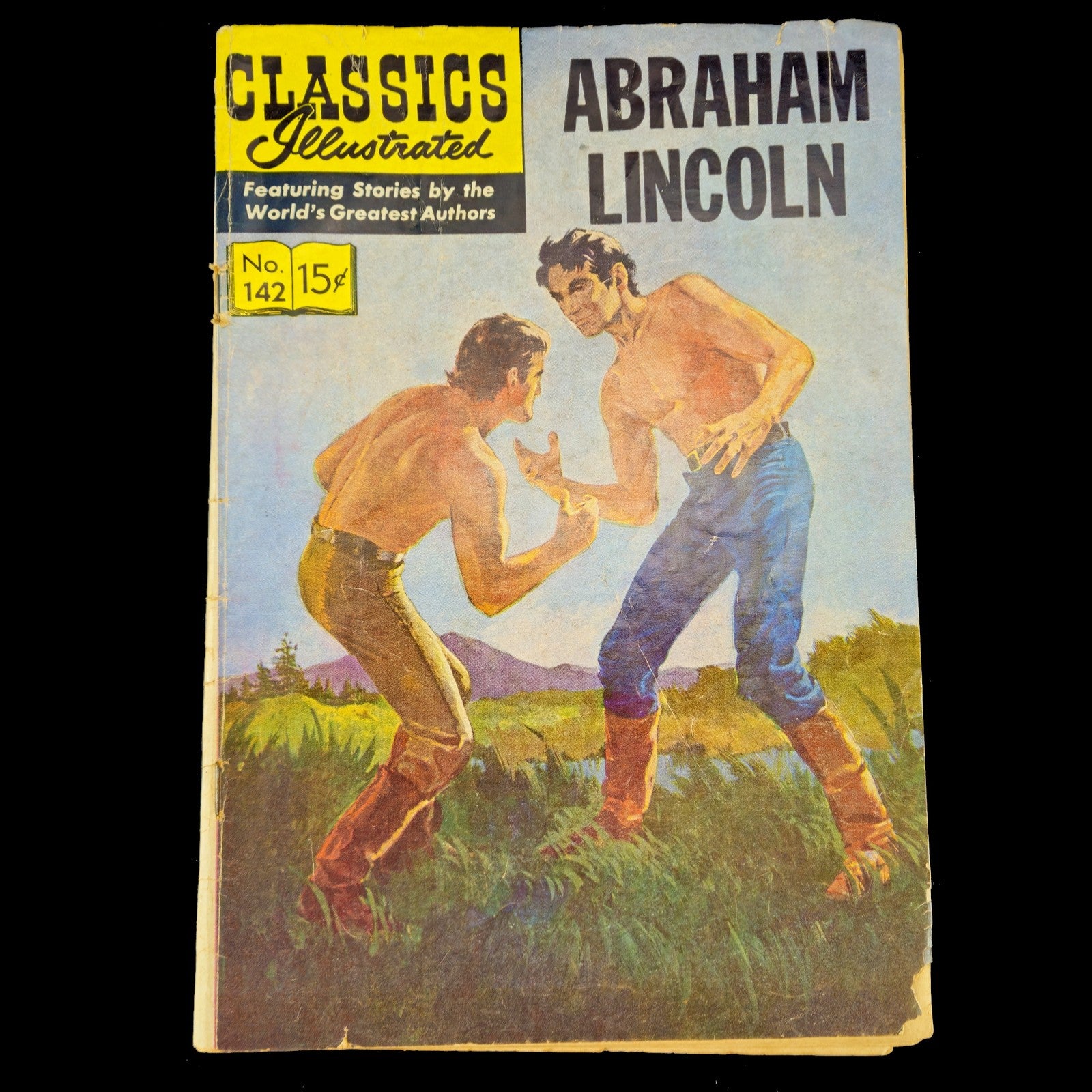 1958 CLASSICS ILLUSTRATED JUNIOR #142 COMIC BOOK: ABRAHAM LINCOLN0