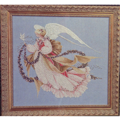 LAVENDER & LACE VICTORIAN CROSS STITCH CHART:  ANGEL OF SUMMER   LF0
