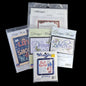 5 CROSS STITCH KIT LOT:  SAYINGS - DREAM, LIFE IS TOO SHORT TO WAIT, BELIEVE  BM0