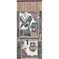 SANDY JENKINS HP NEEDLEPOINT CANVAS:  CLUTCH PURSE VICTORIAN THEME      BM0