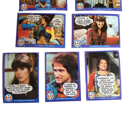 (10) 1978 MORK AND MINDY TRADING CARDS: ROBIN WILLIAMS  LF1