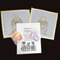 3D NEEDLEPOINT CANVAS W/ EMB & SG:  HEARTH CAT HAPPY B-DAY!    BM0