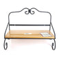 RETIRED LONGABERGER WROUGHT IRON UTILITY WALL SHELF & TOWEL BAR0