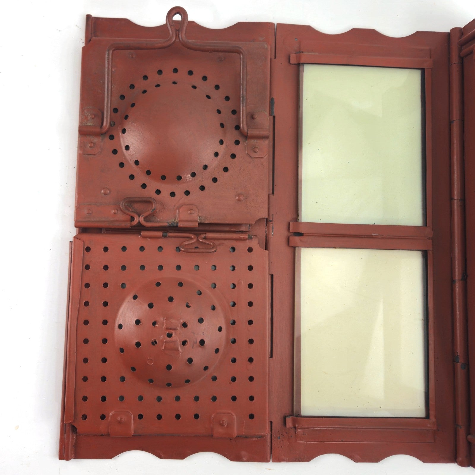 2 WWI TRENCH FOLDING CANDLE LANTERN LOT: 1914 HINKS & SON / 1915 G. POLKEY18