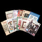 12 CROSS STITCH CHART LOT:  COUNTRY, FLORAL, SCOTTIE, CHRISTMAS THEME     BM0