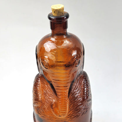 1930s AMBER ELEPHANT BROCKWAY BOTTLE LOT:  CLOROX?2