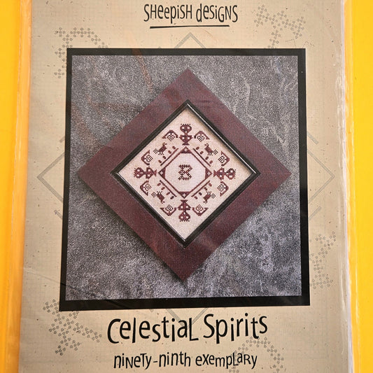 OOAK SHEEPISH DESIGNS CROSS STITCH CHART:  CELESTIAL SPIRITS   BM0