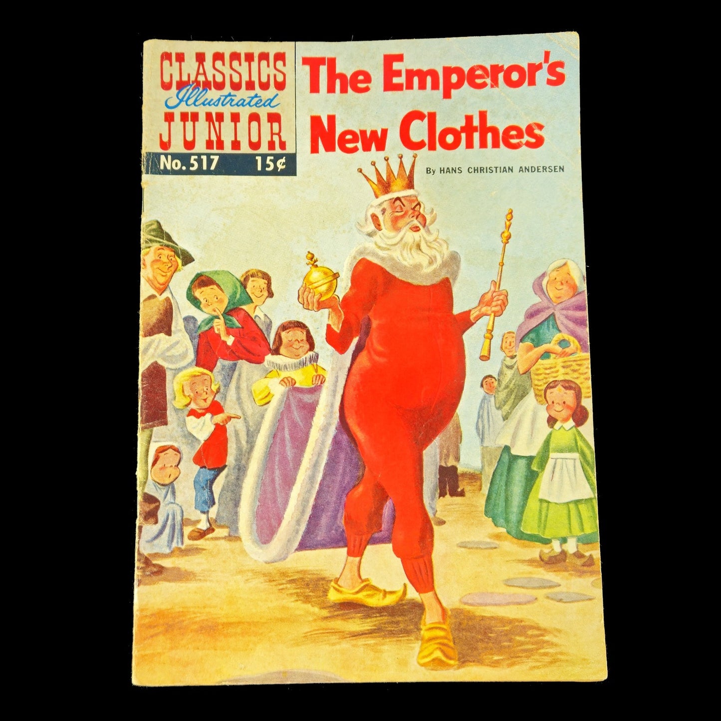 1955 CLASSICS ILLUSTRATED JUNIOR #517 COMIC BOOK: THE EMPEROR'S NEW CLOTHES0
