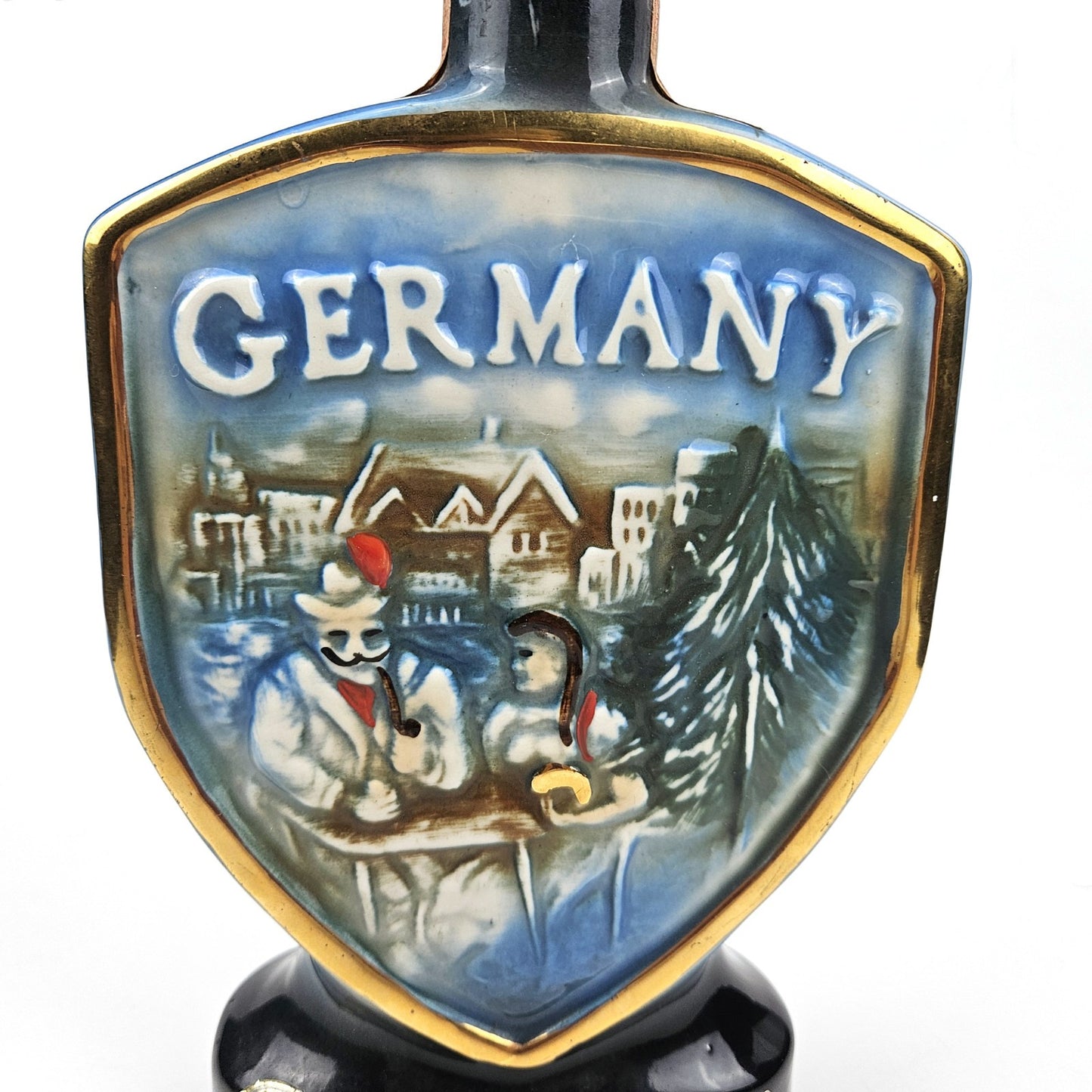 VINTAGE 1970 JIM BEAM WHISKEY DECANTER:  GERMANY EMPTY1