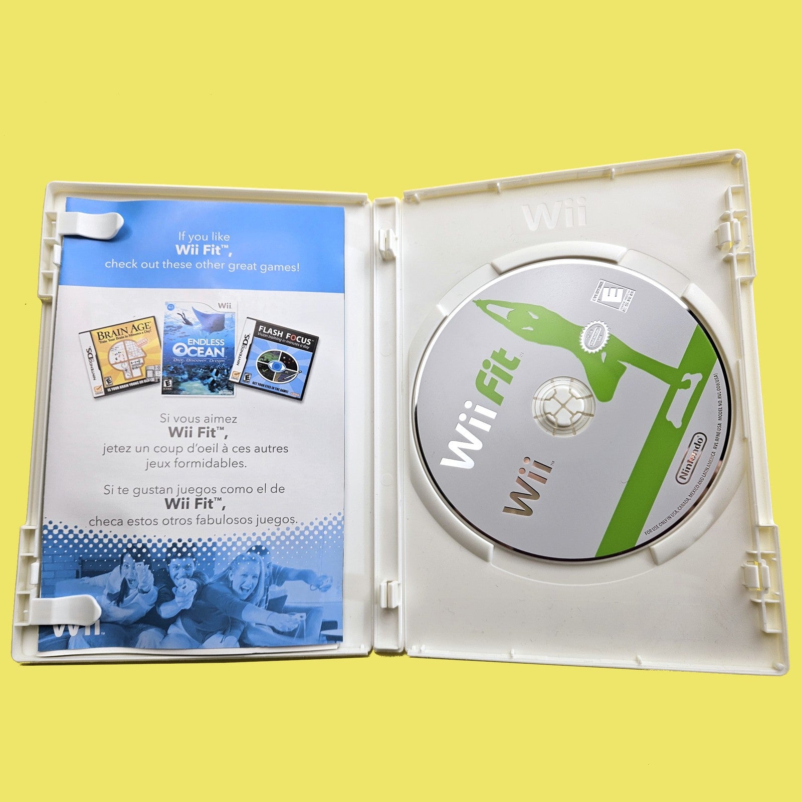 NINTENDO WII FIT GAME WITH MANUALS PREOWNED1