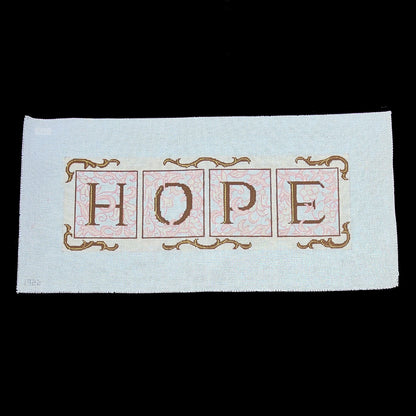 BEAUTIFUL NEEDLEPOINT CANVAS:  HOPE  GG1
