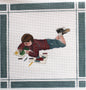 REBECCA HAND PAINTED NEEDLEPOINT CANVAS: BOY COLORING    BM0