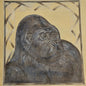 LIZ GOODRICK DILLON HAND PAINTED NEEDLEPOINT CANVAS: GORILLA APE MONKEY  GG0