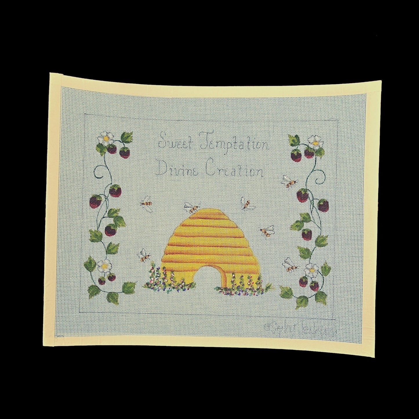 SANDY JENKINS HP NEEDLEPOINT CANVAS: SWEET TEMPTATION DIVINE CREATION  BM1