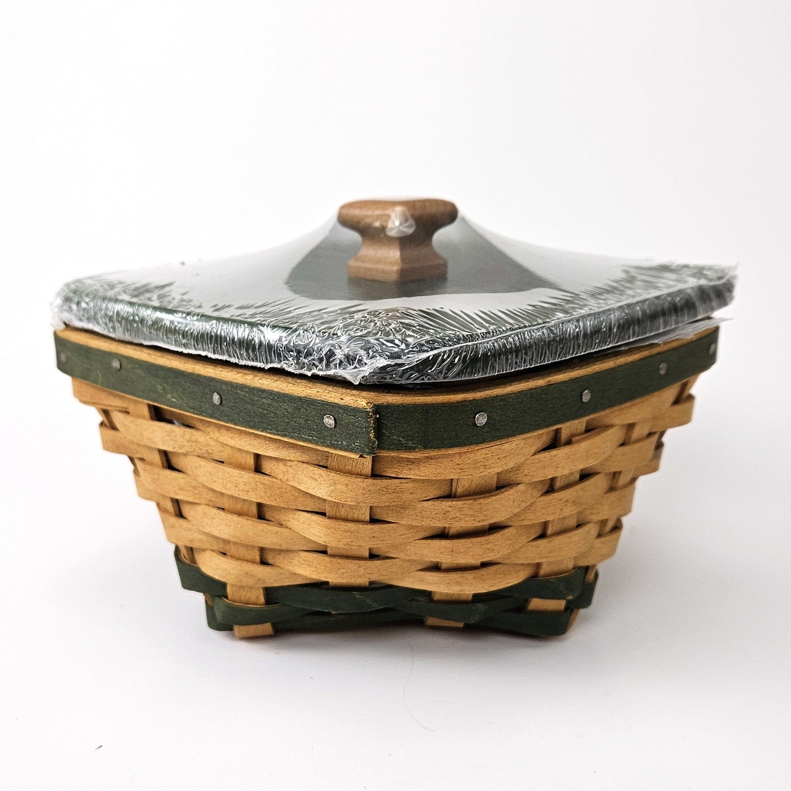 2006 LONGABERGER LUCKY TWIST BASKET SET2