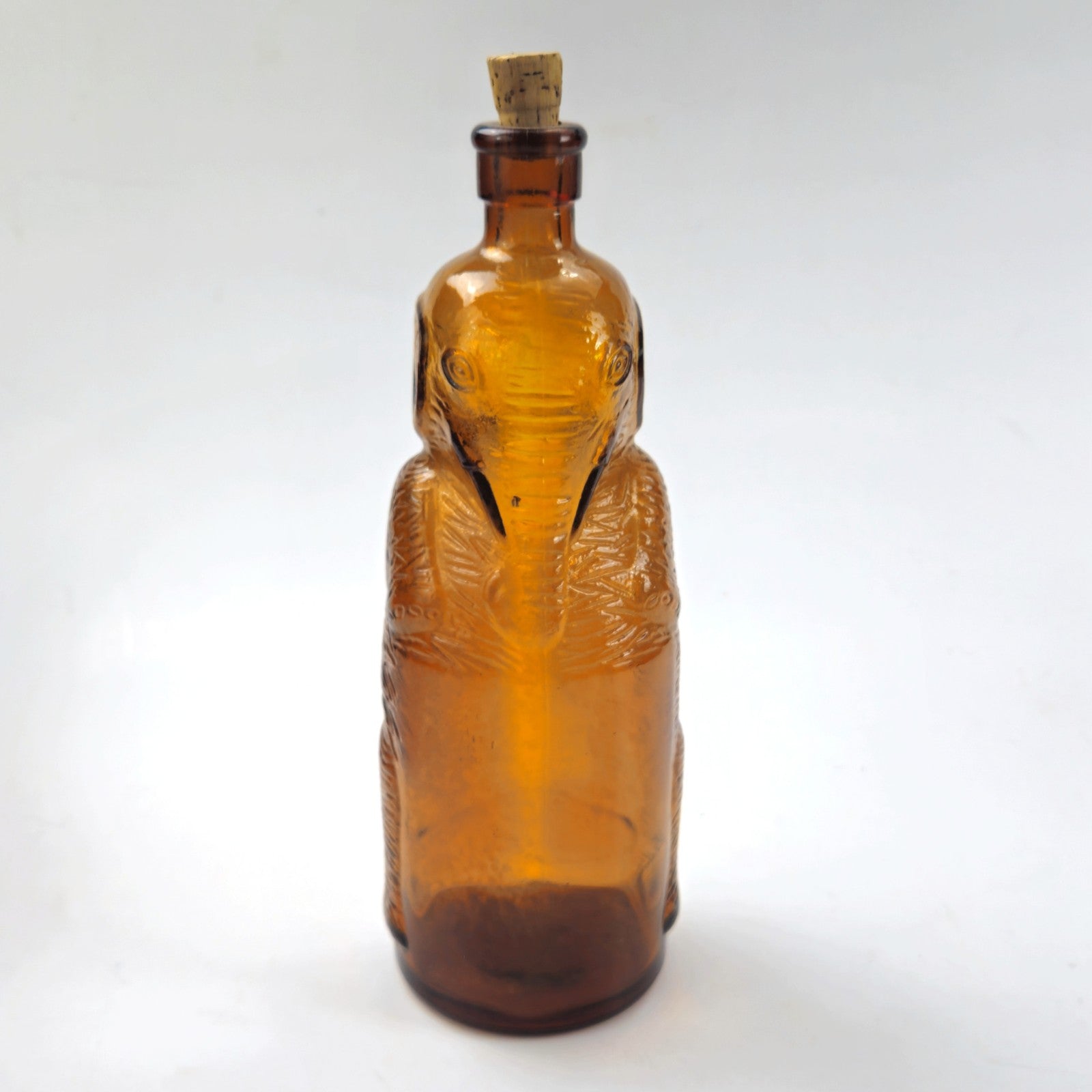 1930s AMBER ELEPHANT BROCKWAY BOTTLE LOT:  CLOROX?8