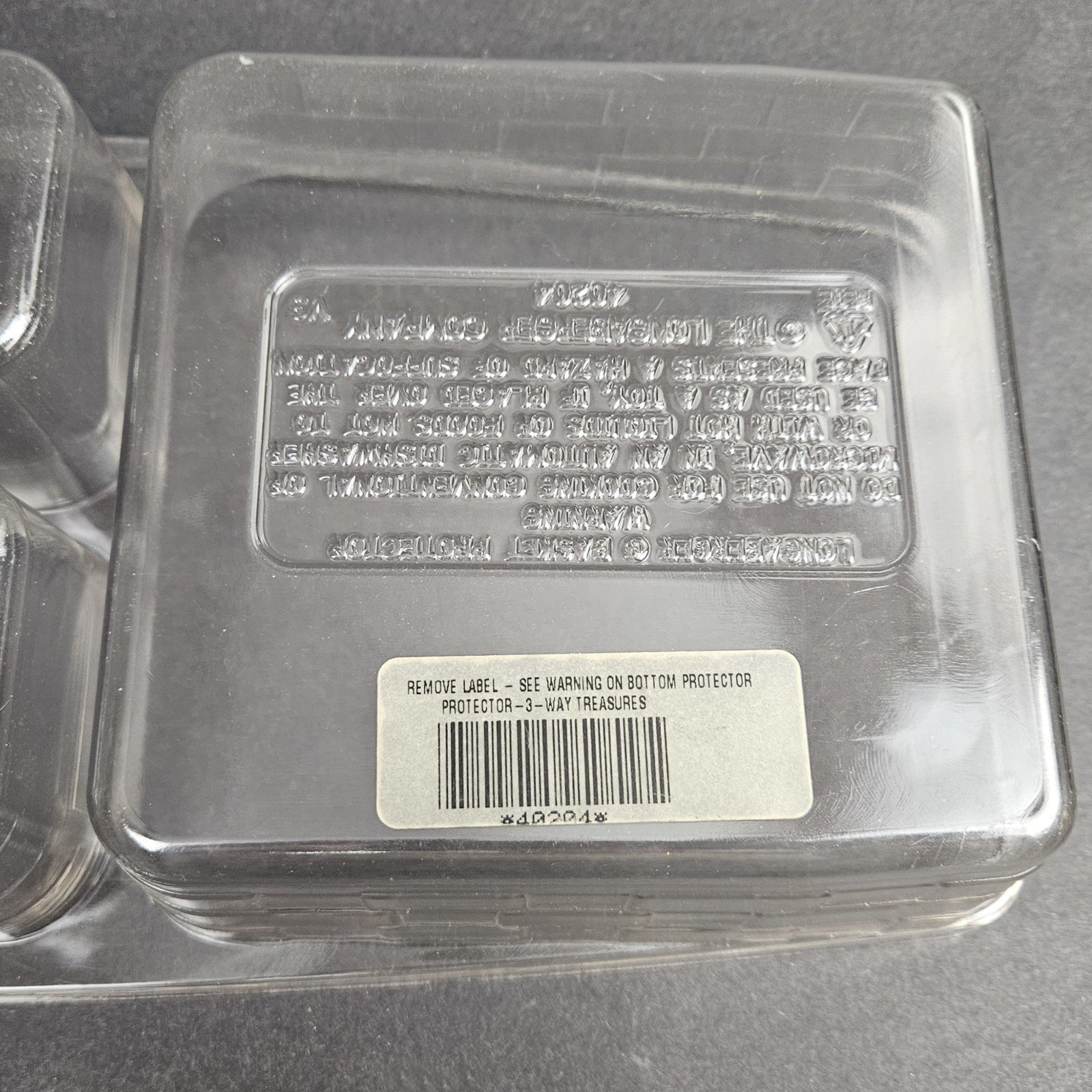 LONGABERGER DIVIDED PROTECTOR ONLY FOR TREASURES BASKET  #402041