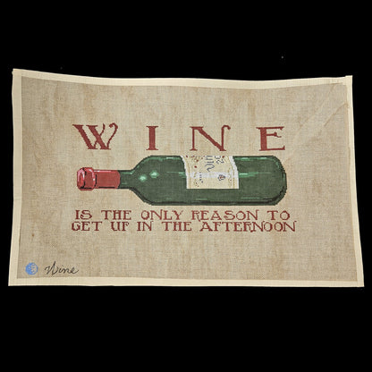 SANDRA GILMORE NEEDLEPOINT CANVAS:  WINE  BM1