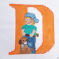 NEEDLEPOINT CANVAS:  CHILD'S THEME LETTER "D"  BM0