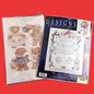 DESIGNS FOR THE NEEDLE CROSS STITCH KIT: FINGERPRINTS BABY BIRTH HAND PRINT   SL0