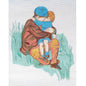HEARTWARMING 13 CT NEEDLEPOINT CANVAS:  FATHER SON EMBRACE     BM0