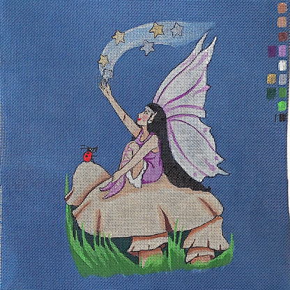 LRM HAND PAINTED NEEDLEPOINT CANVAS:  DREAM FAIRY   BM0