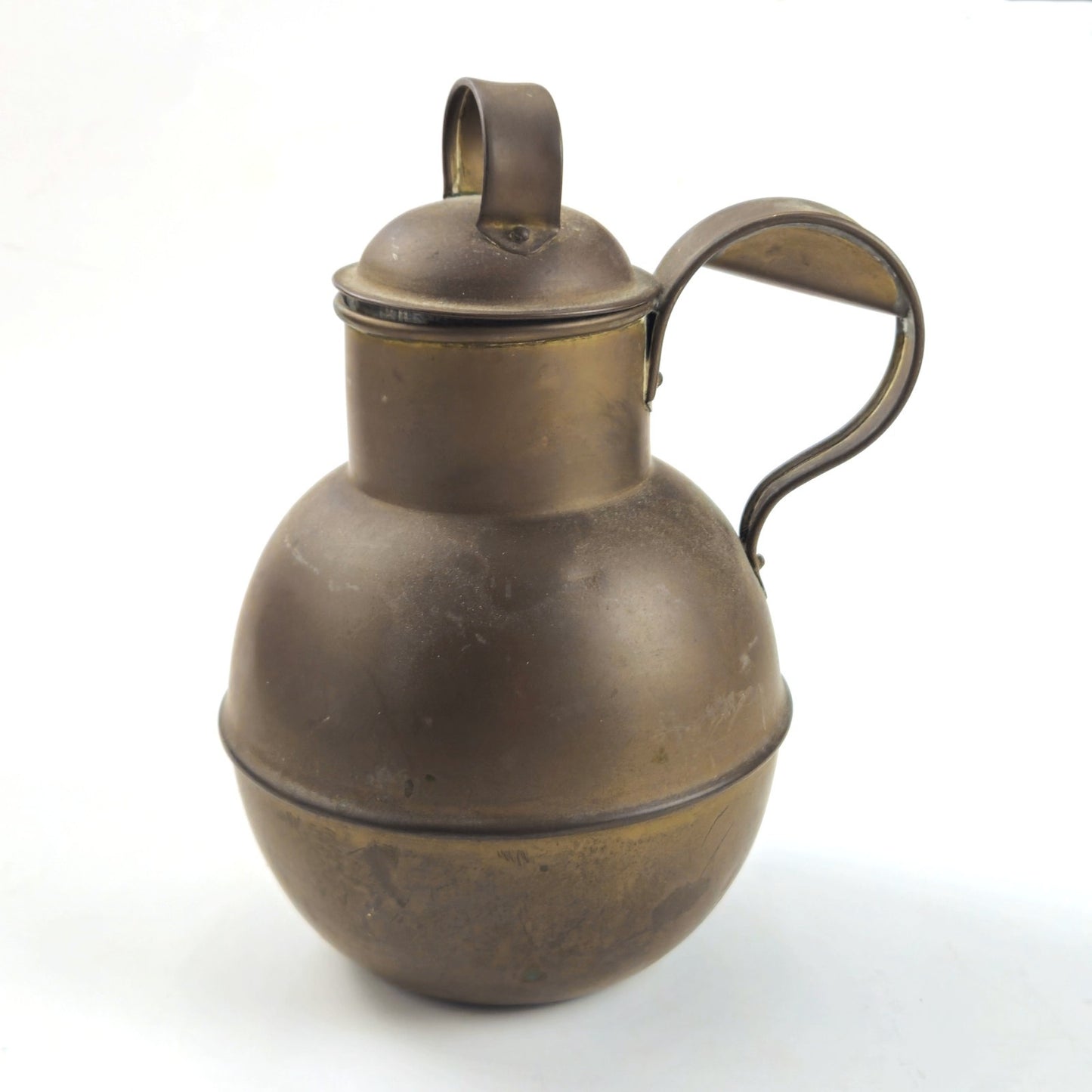 VINTAGE ARMY & NAVY CSL MAKERS LONDON COPPER WITH TIN LINING MILK CREAM JUG1