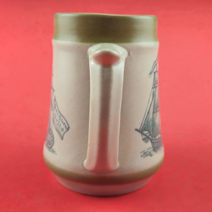 VINTAGE HOLT HOWARD STONEWARE 20 OZ STEIN TANKARD "DON'T GIVE UP THE SHIP"    LF5