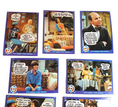 (10) 1978 MORK AND MINDY TRADING CARDS: ROBIN WILLIAMS  LF2