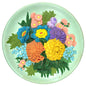 UNIQUE HOME DECOR WALL HANGING:  PAINTED FLOWER CERAMIC    KD0