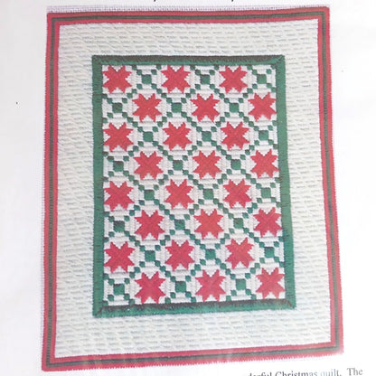 JANET PERRY STITCH GUIDE:  CHRISTMAS STARS & BLOCKS QUILT PORTRAIT  BM0