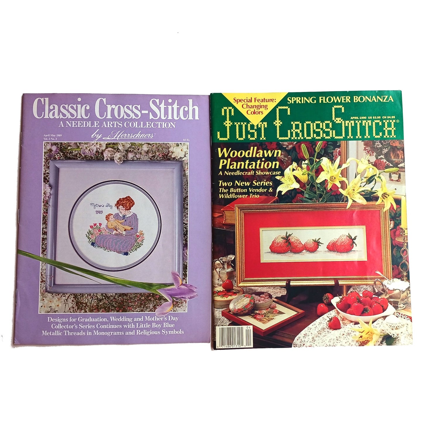 5 CROSS STITCH MAGAZINE LOT:  HOLIDAY, SEASONAL, SAMPLER   BM2