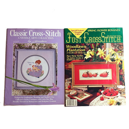 5 CROSS STITCH MAGAZINE LOT:  HOLIDAY, SEASONAL, SAMPLER   BM2