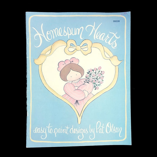 HOMESPUN HEARTS BY PAT OLSON DESIGNS TO PAINT:  ORNAMENTS, PLATE, BOX ++    LF0