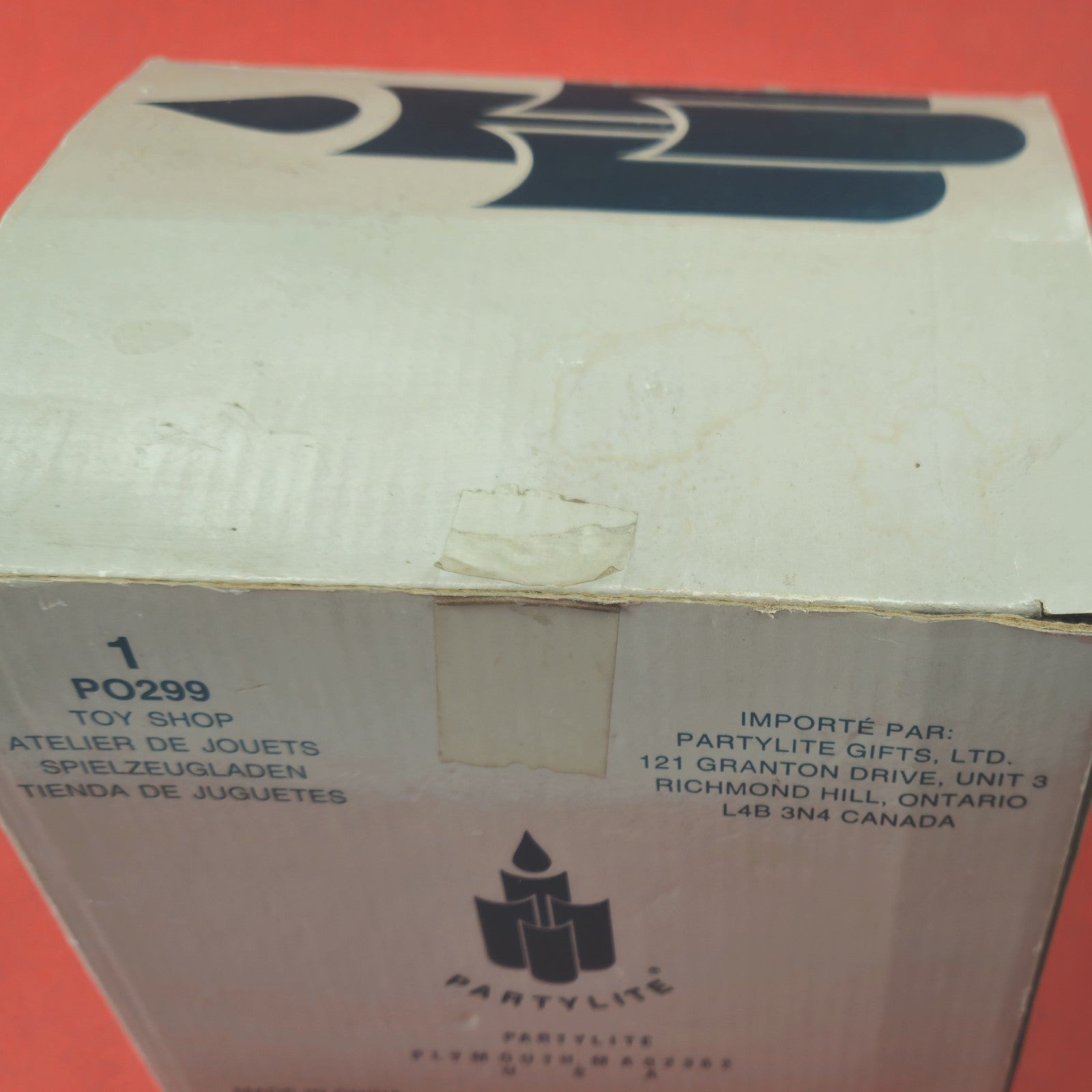 PARTYLITE CERAMIC CANDLE HOLDER:  P0299 TOY SHOP7